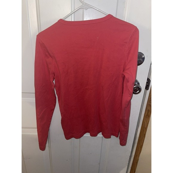 Women Ladies Blouse Long Sleeves Eddie Bauer Size Medium - Picture 3 of 3